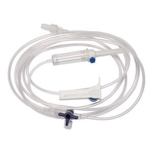 Medical Disposable Sterilized IV Infusion Giving Set with Luer Lock Y Connect