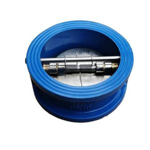 Wafer Type H77X-10/16 Ductile Iron Double Flap Butterfly Check Valve One-Way Pipeline Valve for Use in Specific Applications