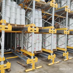 Warehouse Storage Radio Shuttle with Steel Drive-in Pallet Shelf for Industry Use