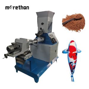 50-100kg/H Floating Fish Feed Mill Pellet Extruder Machine Floating Feed Pellet Pet Food Extruder Processing Machine 220V/380V