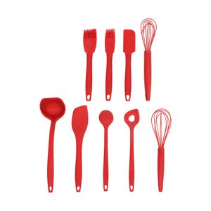 Premium Heat Resistant Silicone Spatula Set for Nonstick Cookware