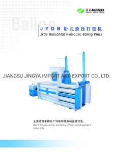 Bale Press Horizontal Baler Textile Machine for Textile Industry