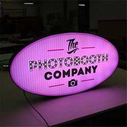 Customized Metal or Acrylic Full Illuminated LED Light Box Sign