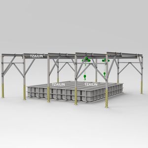 Ailin Industrial Pretreatment DIP Tanks Chemical Dipping Pickling Zinc Phosphating Tank Powder Coating Line Painting Equipment