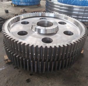 China Factory Alloy Steel Double Helical Gear for Marine Crane Transmission