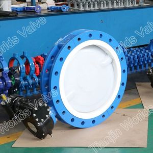 PFA Coating U Type Control High Performance Butterfly Valves