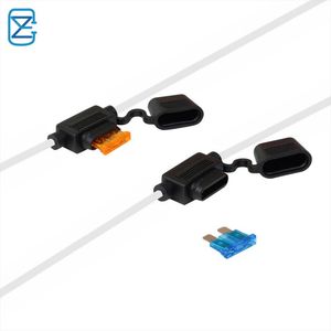 1015 16 Gauge Waterproof Inline Fuse Holder 10A Blade Fuse Medium Standard Auto Car Fuse Holder