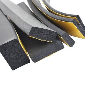 Square Foam Rubber Gasket Flat EPDM Rubber Sponge Seal Strip
