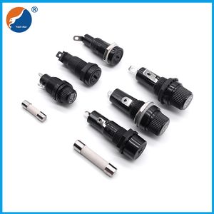 Electrical Panel Mount Fuse Holder for 5X20mm Tube Fuse