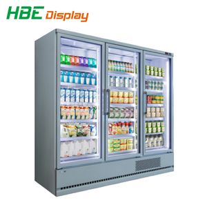 Plug-in Vertical Multi-Deck Daily Refrigerated -1~7 Degree Chiller with Glass Door