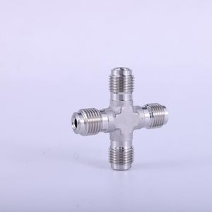 Nai Lok Ss UHP Fittings 1/4" Inch Male Matal Face Seal Cross Elbow Tee Nipple