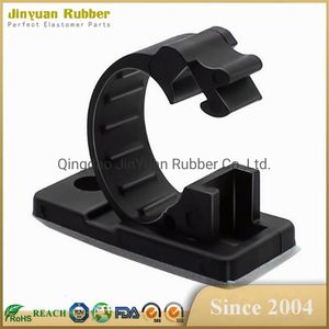 Factory Supply PVC Plastic Cable Clamp Cable Holder Clip