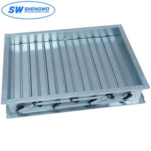 OEM Custom Sheet Metal Fabricated Galvanized Steel HVAC Air Volume Control Damper