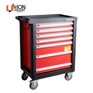 High Quality Iron Tool Trolly with Different Size Drawers