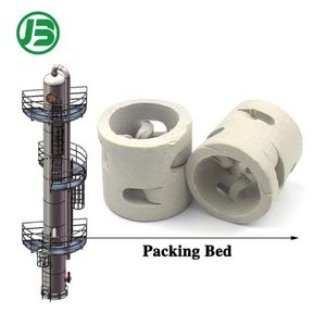 Durable Ceramic Pall Ring Packing - Extreme Acid/Heat Resistance (DN15-DN150)