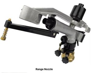 High Pressure Agricultural Sprinkler Gun with Multiple Nozzles
