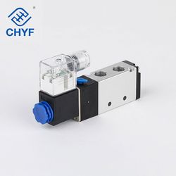 Airtac Wiring Diagram Pneumatic Control Valve 4V210-08 5 2 Way 1/4 Inch Pneumatic Air Solenoid Valve