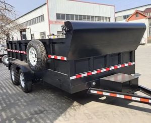 Trailer Industrial Heavy Duty Lowboy Trailer Dolly 3 Axle Flatbed Semi Trailers