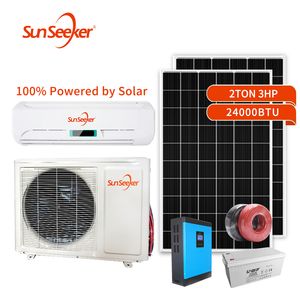 China 3HP 2ton Home Portable 48V DC Split Solar off Grid Energy Air Conditioner Price