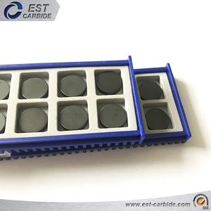 PCBN Round Insert Rnmn1203 with Chamfer Used for Cutting Cast Iron
