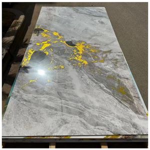 3D UV Sheet Wall Panel PVC UV Marble Sheet Wall Paneling