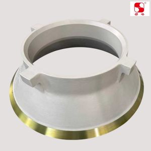 High Manganese Steel Mantle Bowl Liners Cone Crusher Spare Parts