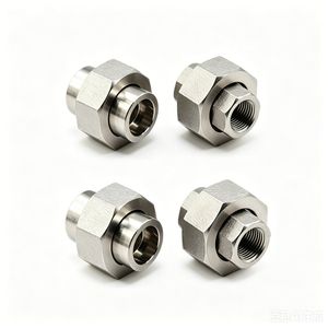 Premium Forged Carbon Stainless Steel Socket Thread Tee Elbow Coupling Union