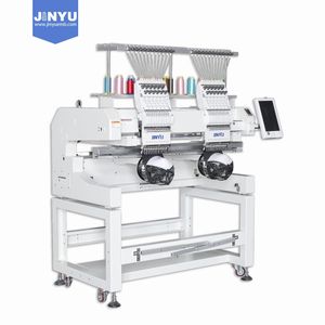 12/15 Color Two Heads Embroidery Machine Cap T-Shirt 3D Embroidery Machine Computerized