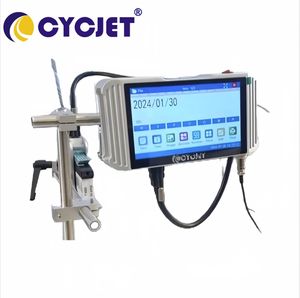 Cycjet Online Inkjet Printer Prints The Date on The Food Packaging Bag and Box