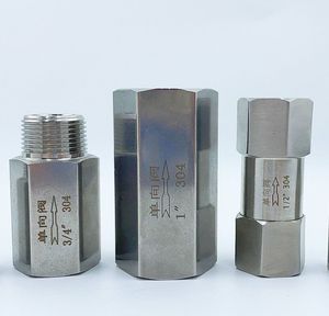 Premium Threaded Air Compressor Check Valve for SS304/316