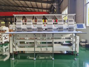 6 Head 15 Needles Computer Embroidery Machine Apparel Machinery