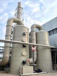 Industrial Chemical Waste Gas Treatment Scrubber 30000m3h Activated Carbon Gas Scrubbers