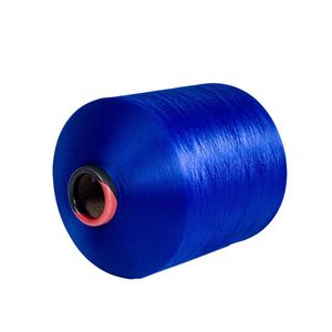 100% Dope Dyed 150d/48f Semi-Dull Polyester Yarn DTY Polyester
