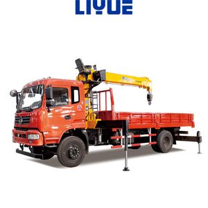 Hydraulic Folding Arm 8 Ton High up Long Boom Truck Mounted Crane