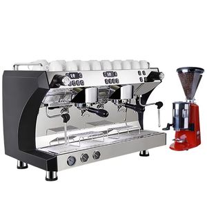 Professional Coffee Maschine Italian Coffee Maker Two Group Semi Automatic Commercial Coffee Espresso Machine in China