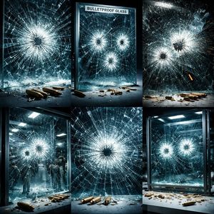 Bullet-Proof Glass Windshield Armoured Laminated Glass Bulletproof Glass