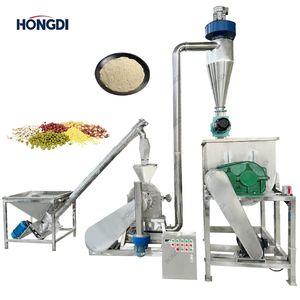 Industrial Ribbon Mixer Pulverizer Grinding Production Line with Shakelon Dust Collector