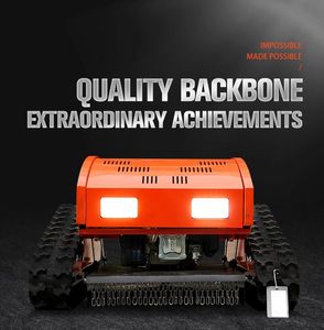 Mini Crawler Type Remote Control Robot Gasoline Engine Lawn Mower