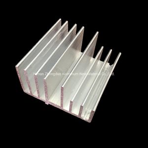 Aluminium Extrusion Profile for Comb Shape Saw Shape Heat Sink Customize