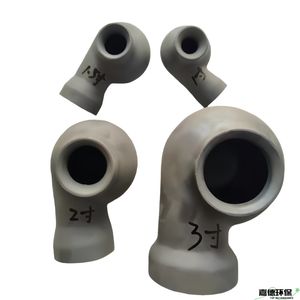 DN50-DN100 Reaction Bonded Sic Swirl Spray Nozzle, Hollow Cone, High Pressure, Anti-Abrasion for Wet Scrubbers