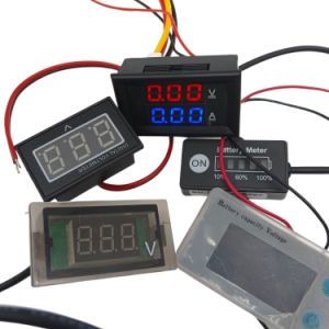 12V 24V 48V Universal Various Types Battery Gauge AC DC Digital Voltmeter Ammeter