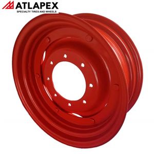 Agricultural Steel Wheel Rims 12/14 Inch 1-Piece Wheel Tubeless Rim for Tractor Application
