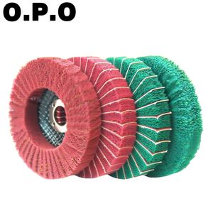 4.5 Inch 115mm Non Woven Flap Wheel Disc Scouring Pad with Sanding Cloth