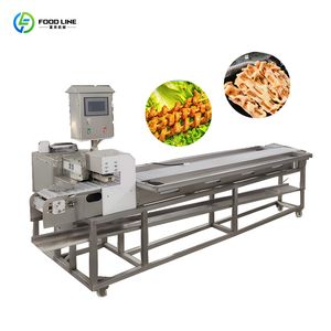 Customizable Type Automatic BBQ Skewer Machine for Skewering Meat