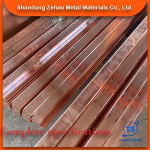 ASTM C1100 C1200 C1220 99.9% Pure Flat Rod Square Copper Bus Bar 1mm 1.5mm 3mm Copper Bus Bar
