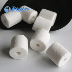 Circular Quartz Filter Ring Aquarium Ceramic Ring with Small Hole for Aquarium Filtration