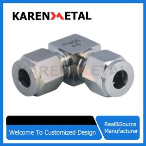 Stainless Steel Ferrule Fitting Elbow Intermediate Fitting Elbow Card Sets Bend Fitting