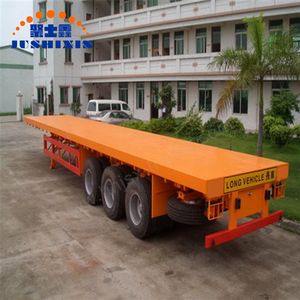 Heavy-Duty 45FT Container Plate Semi Trailer for Cargo Transport