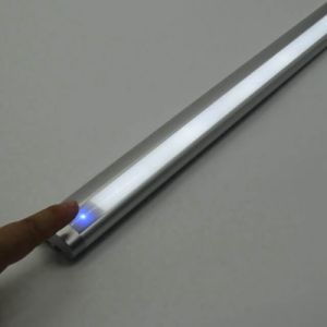 12V Touch Dimming LED Sensor Kitchen Under Cabinet Cupboard Bar Light Under Counter Lighting LED Profile Light