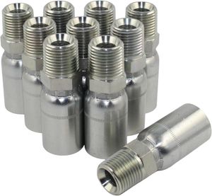 High Pressure Leakproof Durable Metal Hydraulic Hose Fittings for Industrial SAE/DIN/JIS Hydraulic Hose
